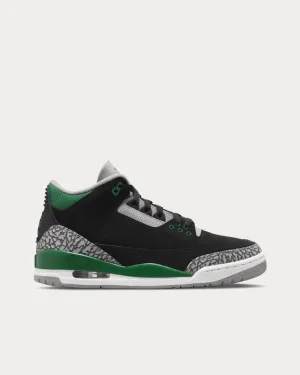 Air Jordan 3 Pine Green High Top Sneakers