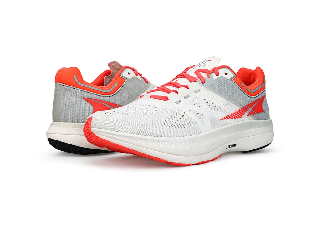 Altra Vanish Tempo Women's Running Racing Shoes, White/Coral