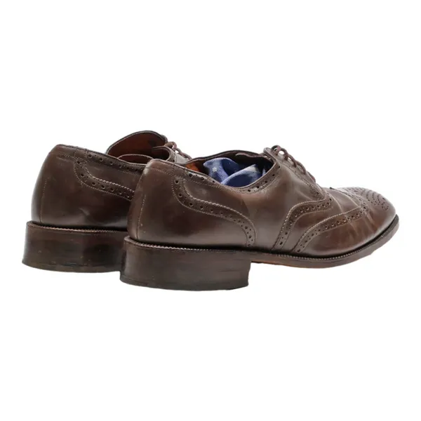 BALLY Brogue Shoes Brown Leather Mens UK 9