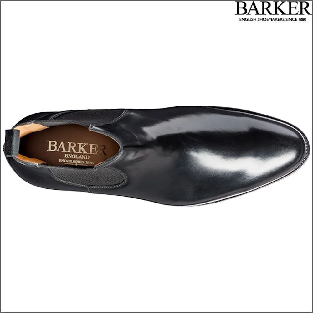 Barker Bedale Black Hi-Shine Boot@