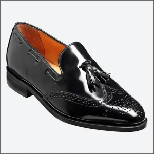 Barker Clive Black Hi-Shine Loafer@