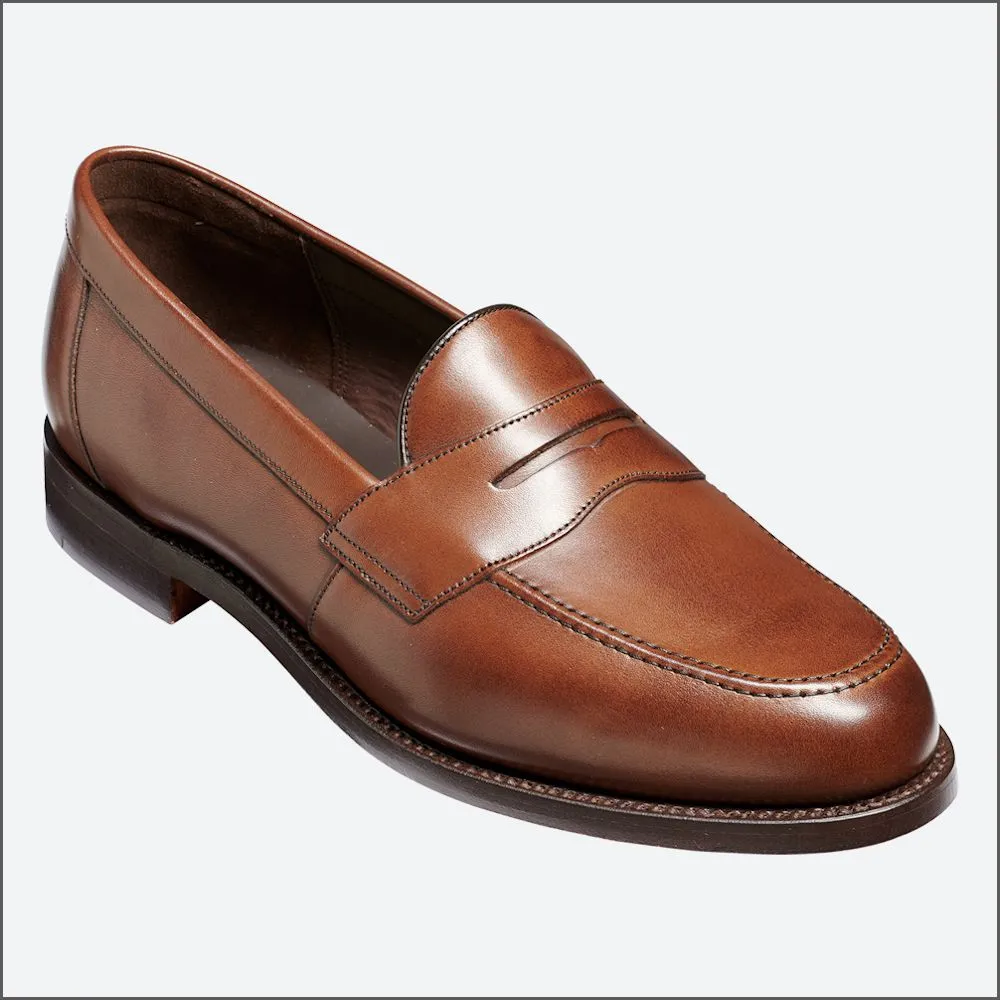 Barker Portsmouth - Dark Walnut Calf Loafer@
