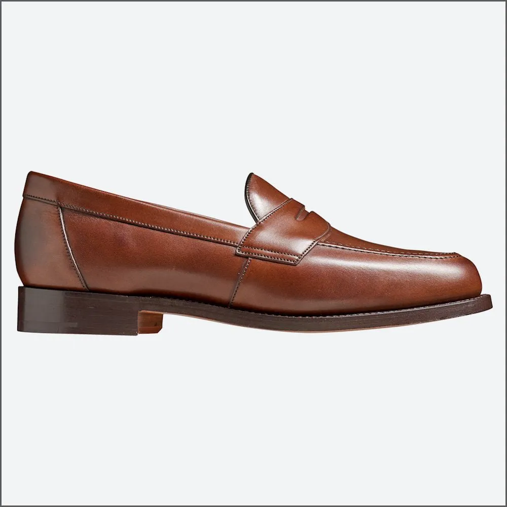 Barker Portsmouth - Dark Walnut Calf Loafer@