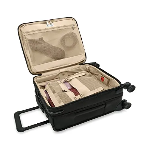 Briggs & Riley Spinners, Black, 19-inch Baseline Compact Carry-On