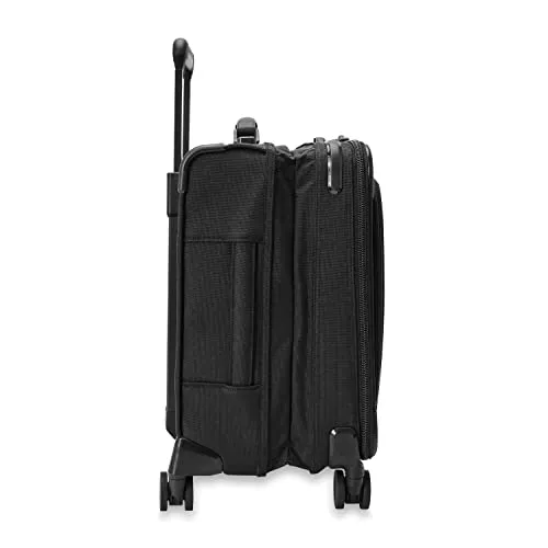 Briggs & Riley Spinners, Black, 19-inch Baseline Compact Carry-On