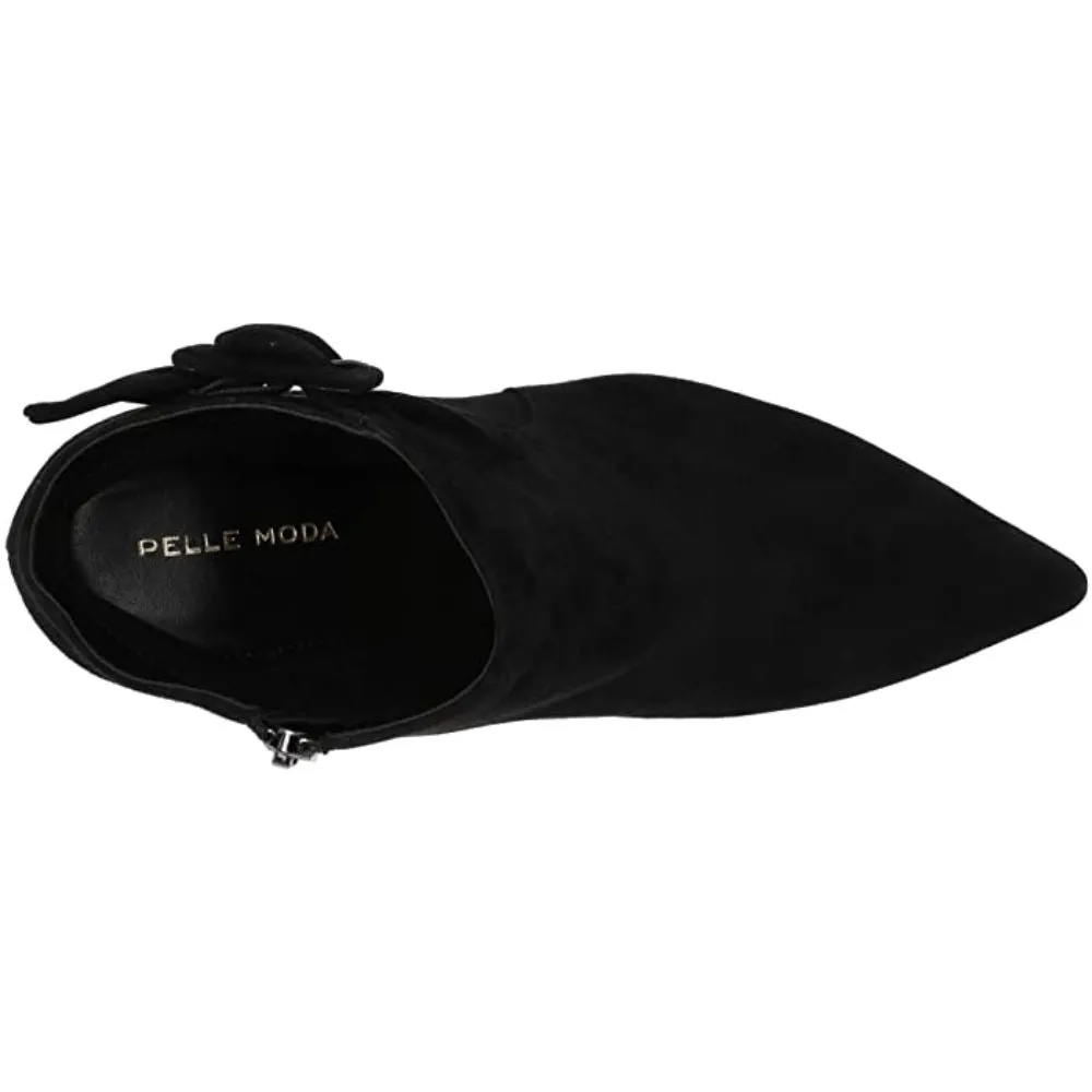 Edson Black Suede Pelle Moda Ankle Boots