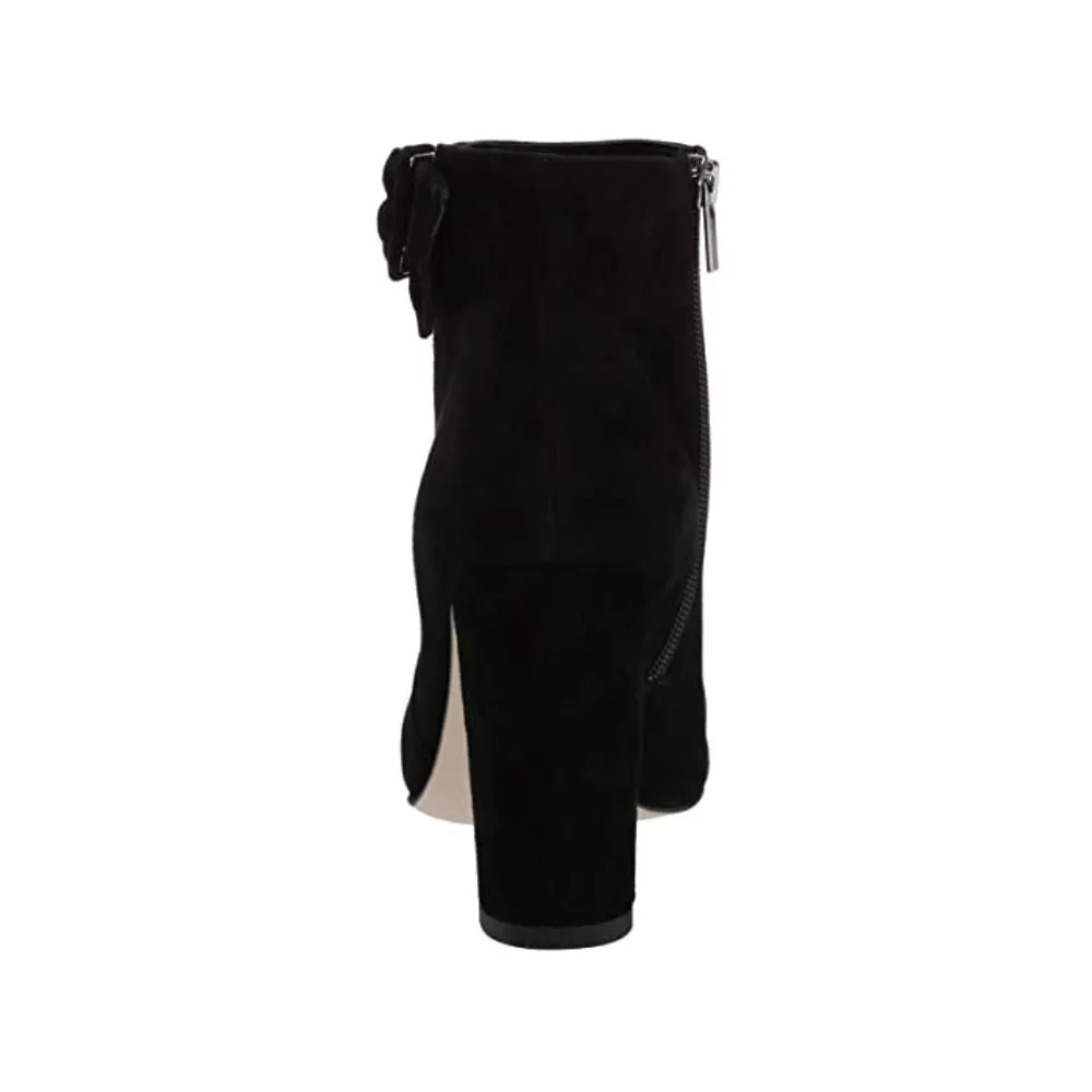 Edson Black Suede Pelle Moda Ankle Boots