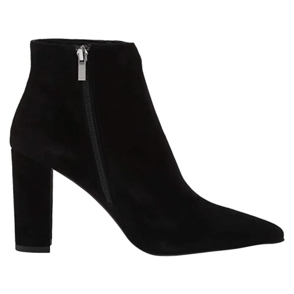 Edson Black Suede Pelle Moda Ankle Boots