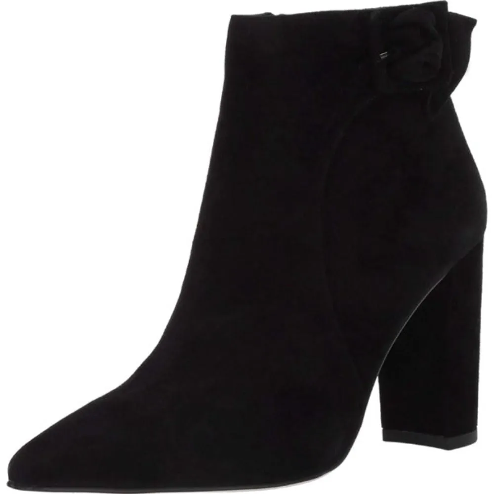 Edson Black Suede Pelle Moda Ankle Boots