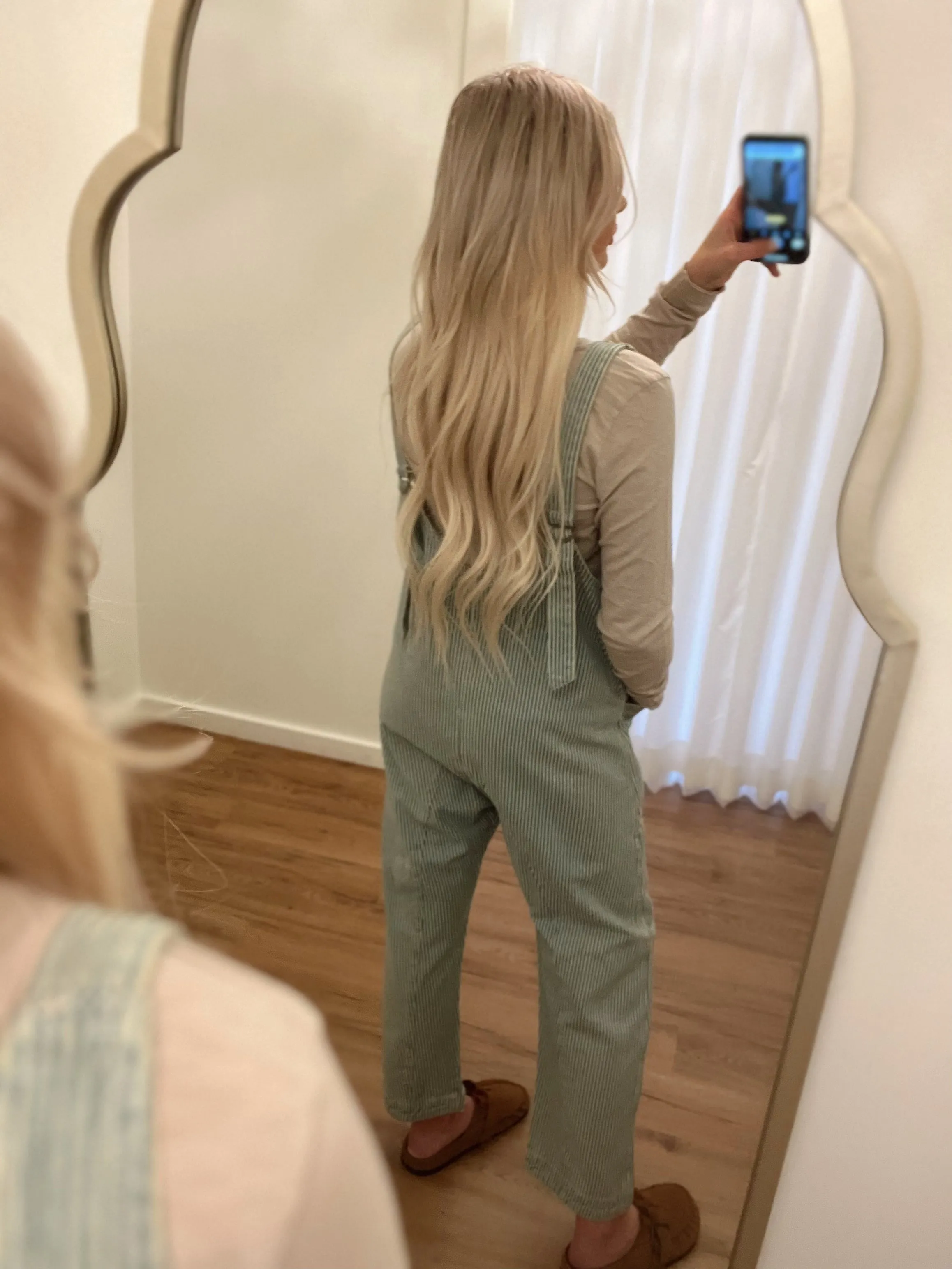 Free People High Roller Railroad Jumpsuit