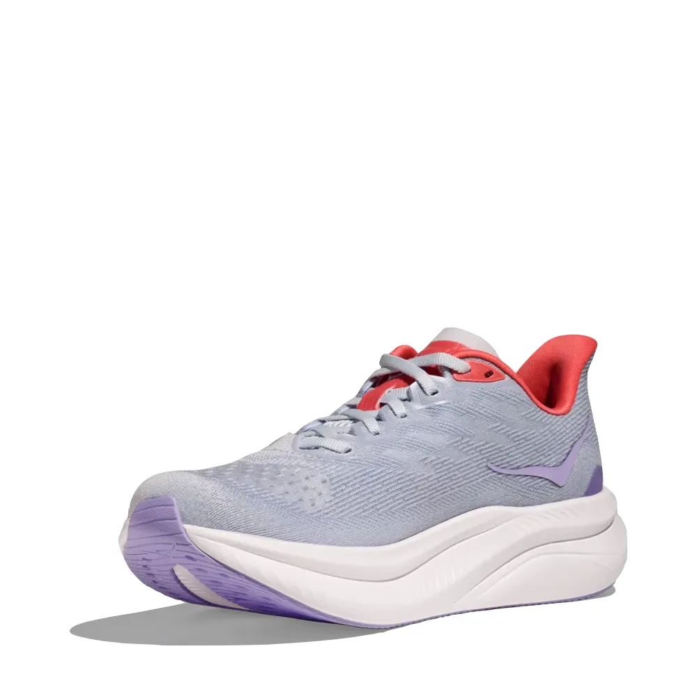 Hoka Women's Mach 6 Sneaker in Pale Dusk/Gull