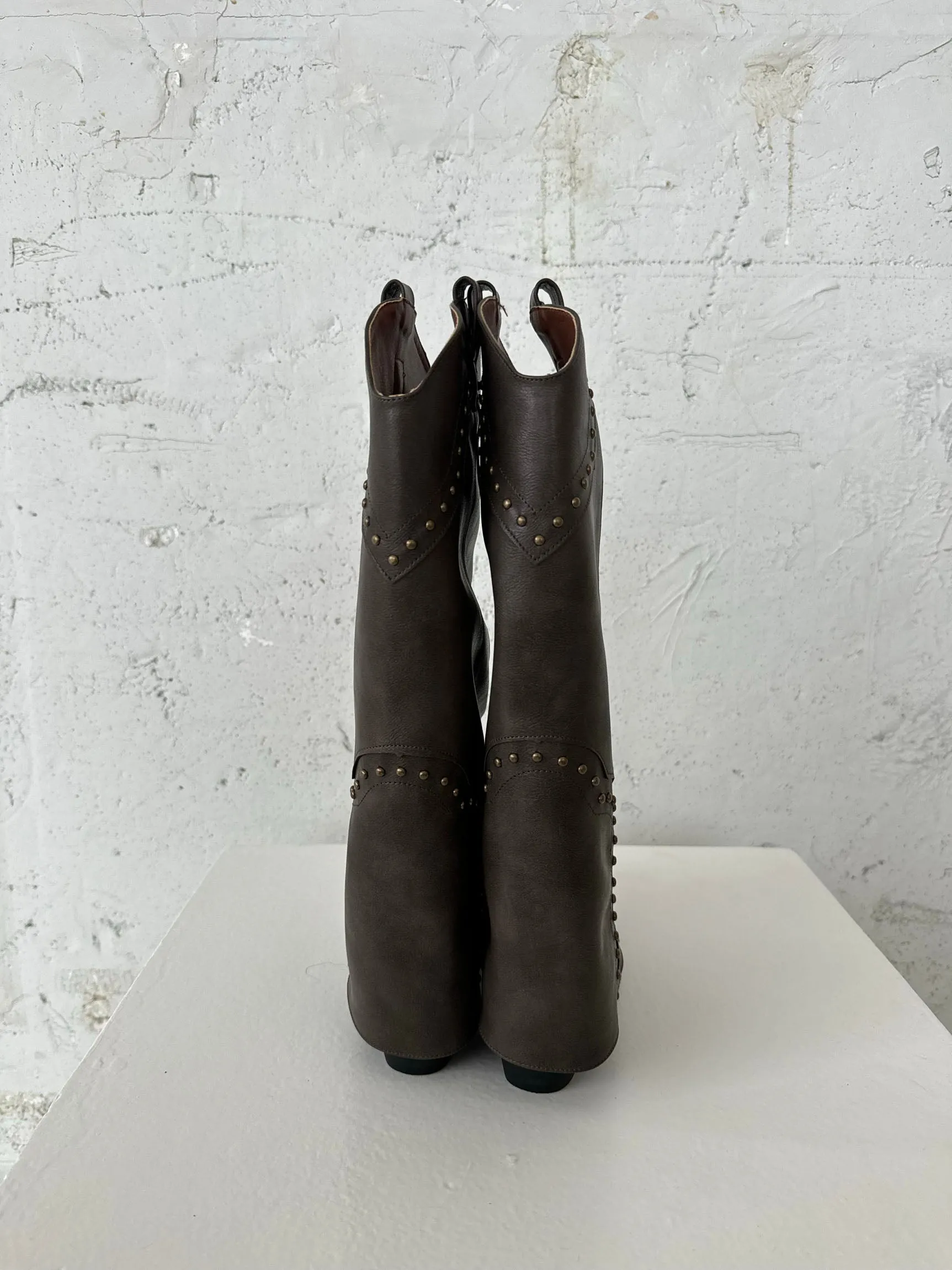 Kigali boots - Grey/Brown