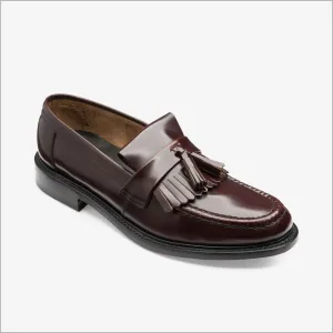 Loake Brighton Burgundy Classic Tassel Loafer@