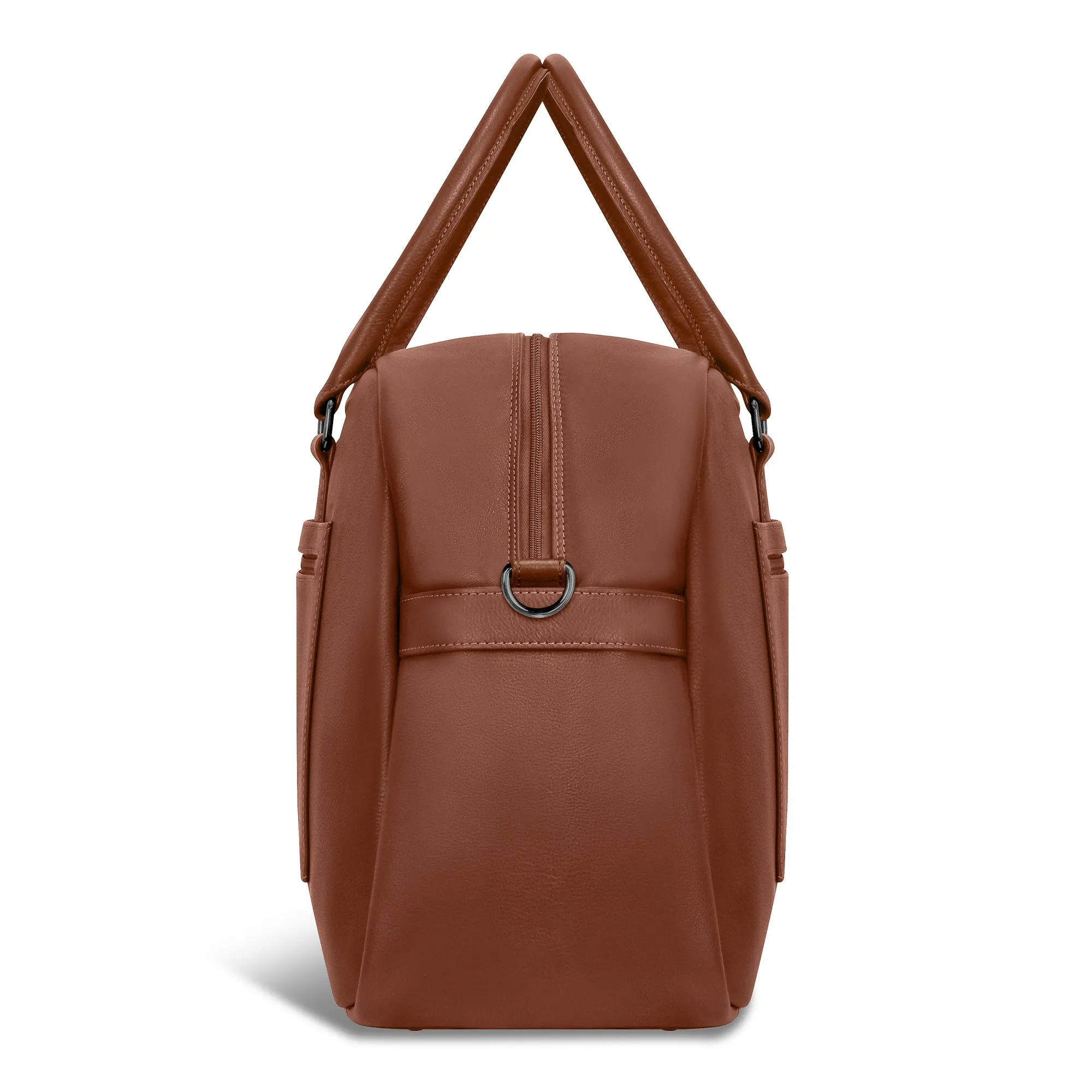 Onyx / Leather Duffle Bag