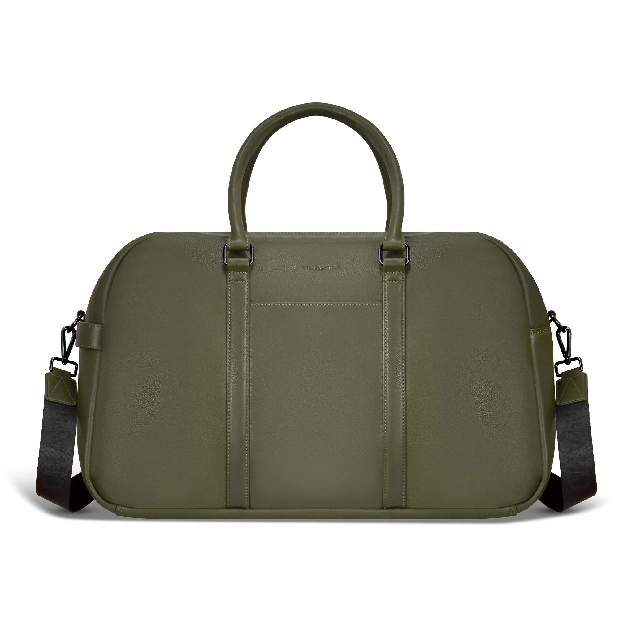 Onyx / Leather Duffle Bag