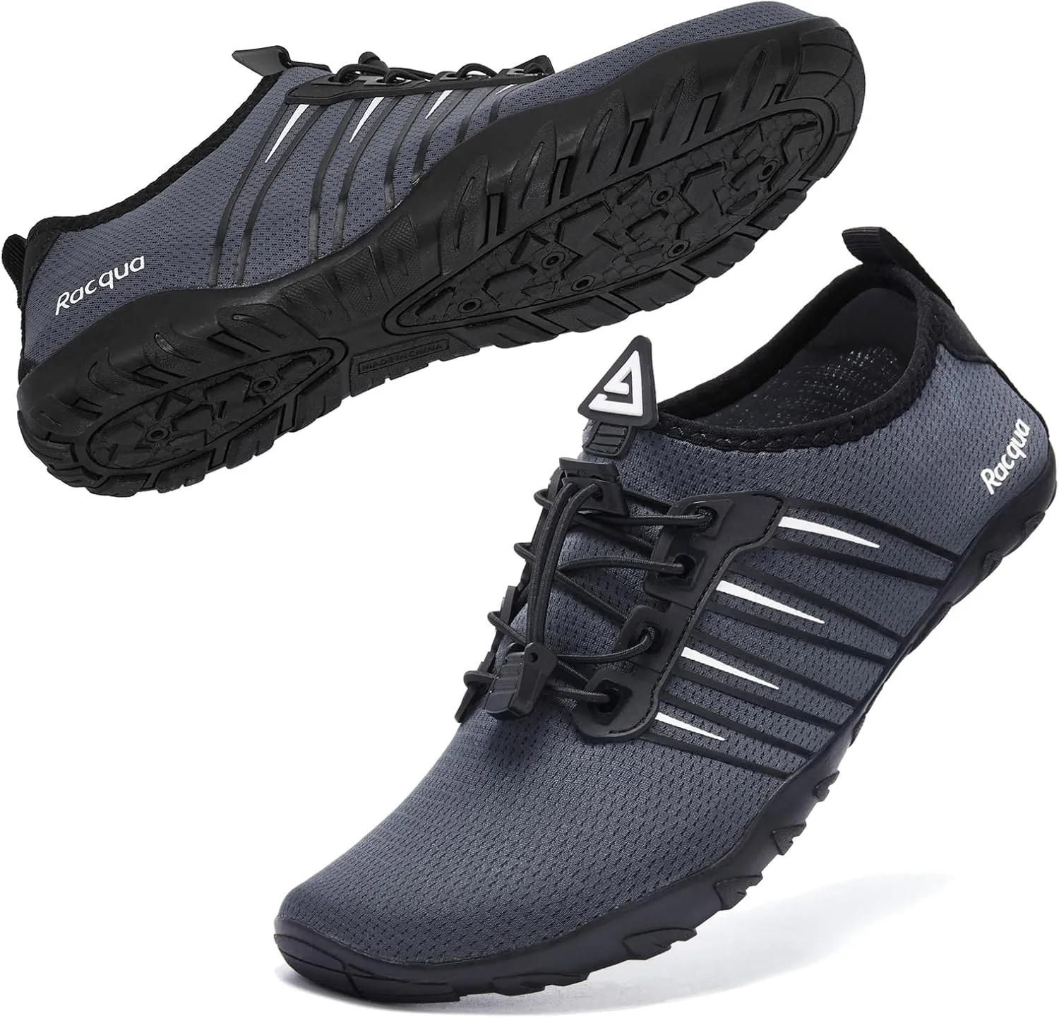 Racqua Water Shoes Quick Dry Barefoot Water Aqua Sport Beach Pool Swim Surf Diving for Men Women