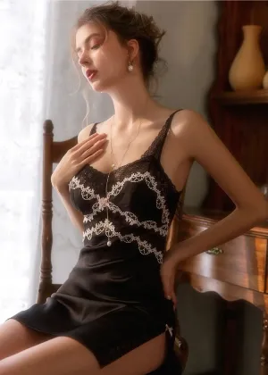 Saya Slip Dress-Black