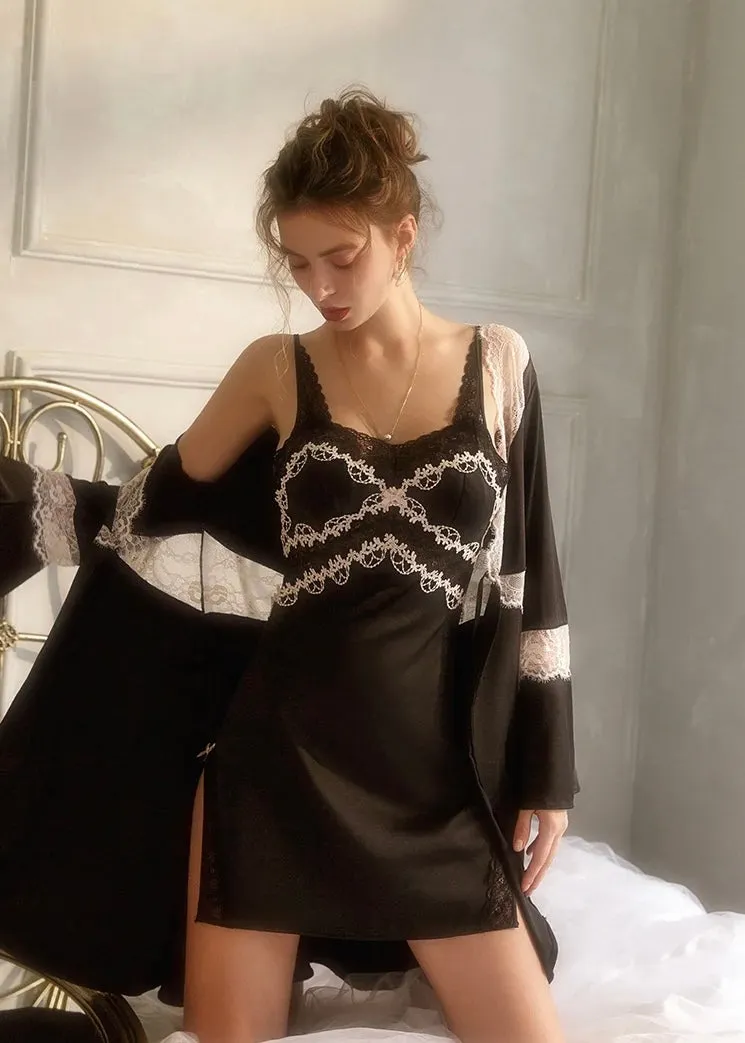 Saya Slip Dress-Black