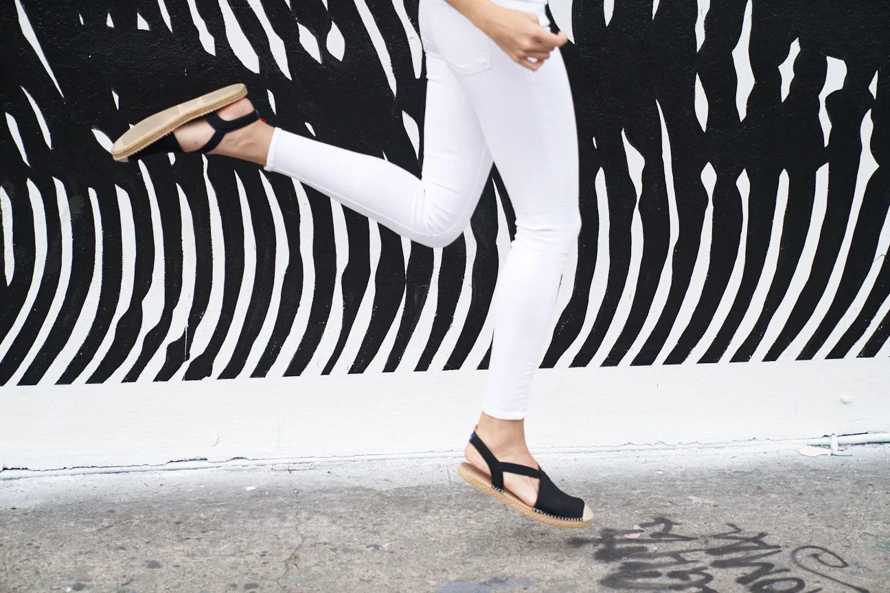 Seafarer Slingback: Womens Black