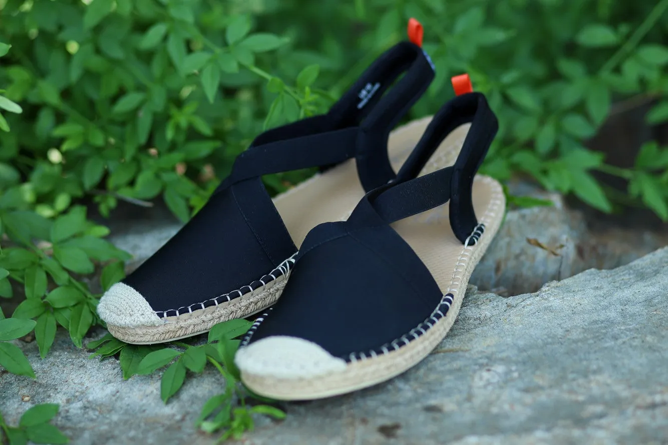Seafarer Slingback: Womens Black