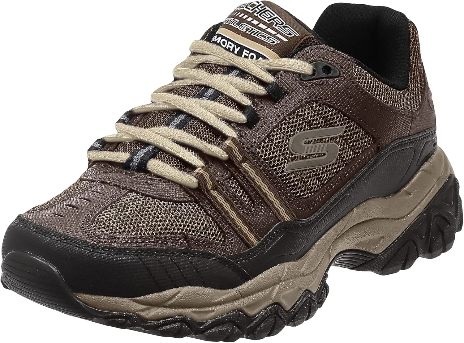 Skechers Men's After Burn Memory Fit - Strike Off Lace-Up Sneaker