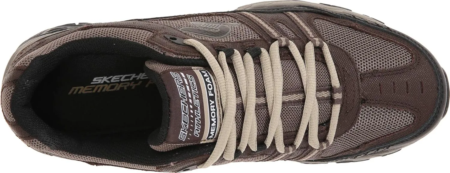 Skechers Men's After Burn Memory Fit - Strike Off Lace-Up Sneaker