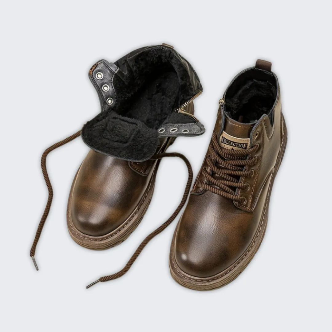 Timeless Vintage Lace-Up Boots for All-Day Comfort & Style