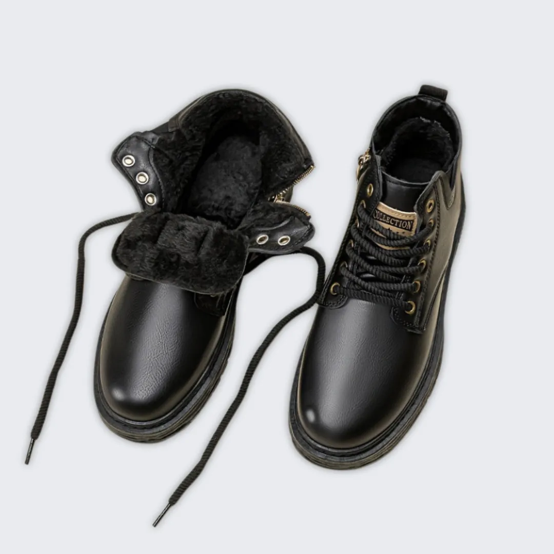 Timeless Vintage Lace-Up Boots for All-Day Comfort & Style