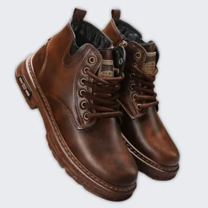 Timeless Vintage Lace-Up Boots for All-Day Comfort & Style