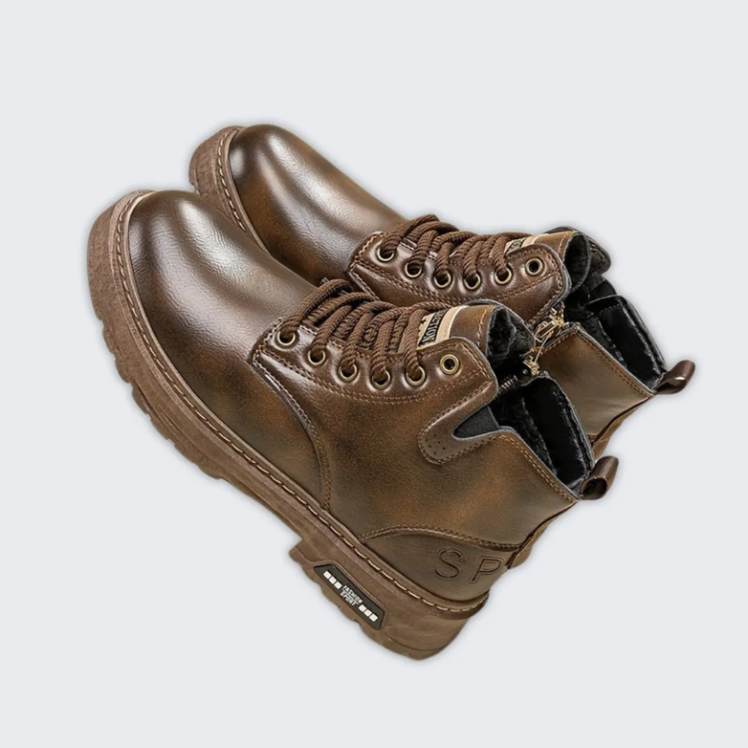 Timeless Vintage Lace-Up Boots for All-Day Comfort & Style